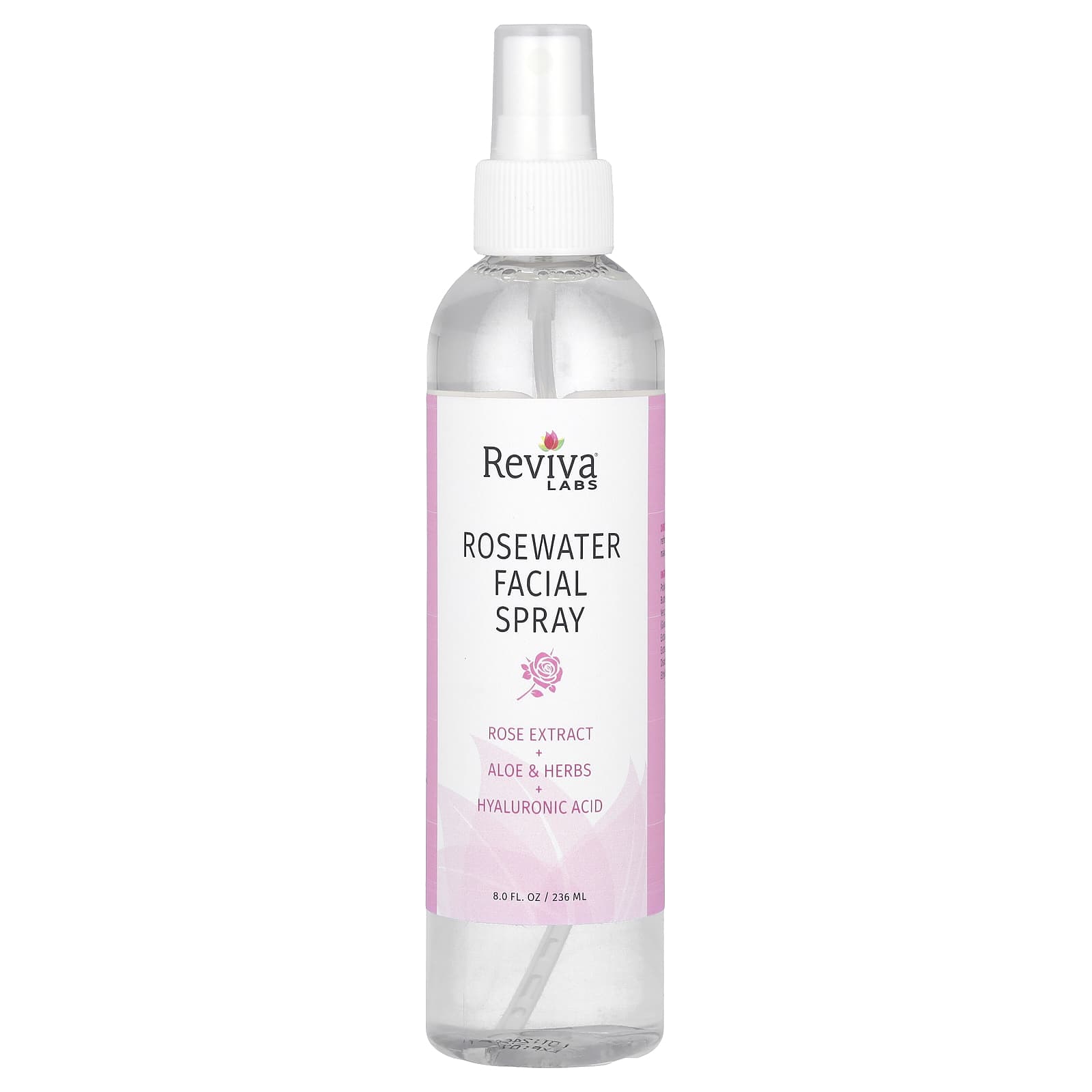 Reviva Labs, Rosewater Facial Spray, Normal to Dry  Skin, 8 fl oz (236 ml) - Image 1