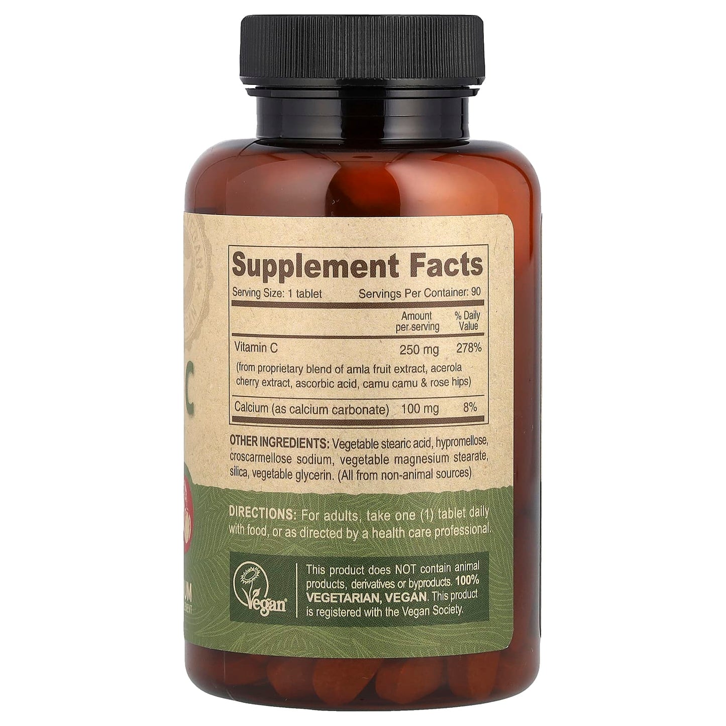 Deva Vegan Vitamin C Supplement | 90 Tablets | Non-GMO - Image 2