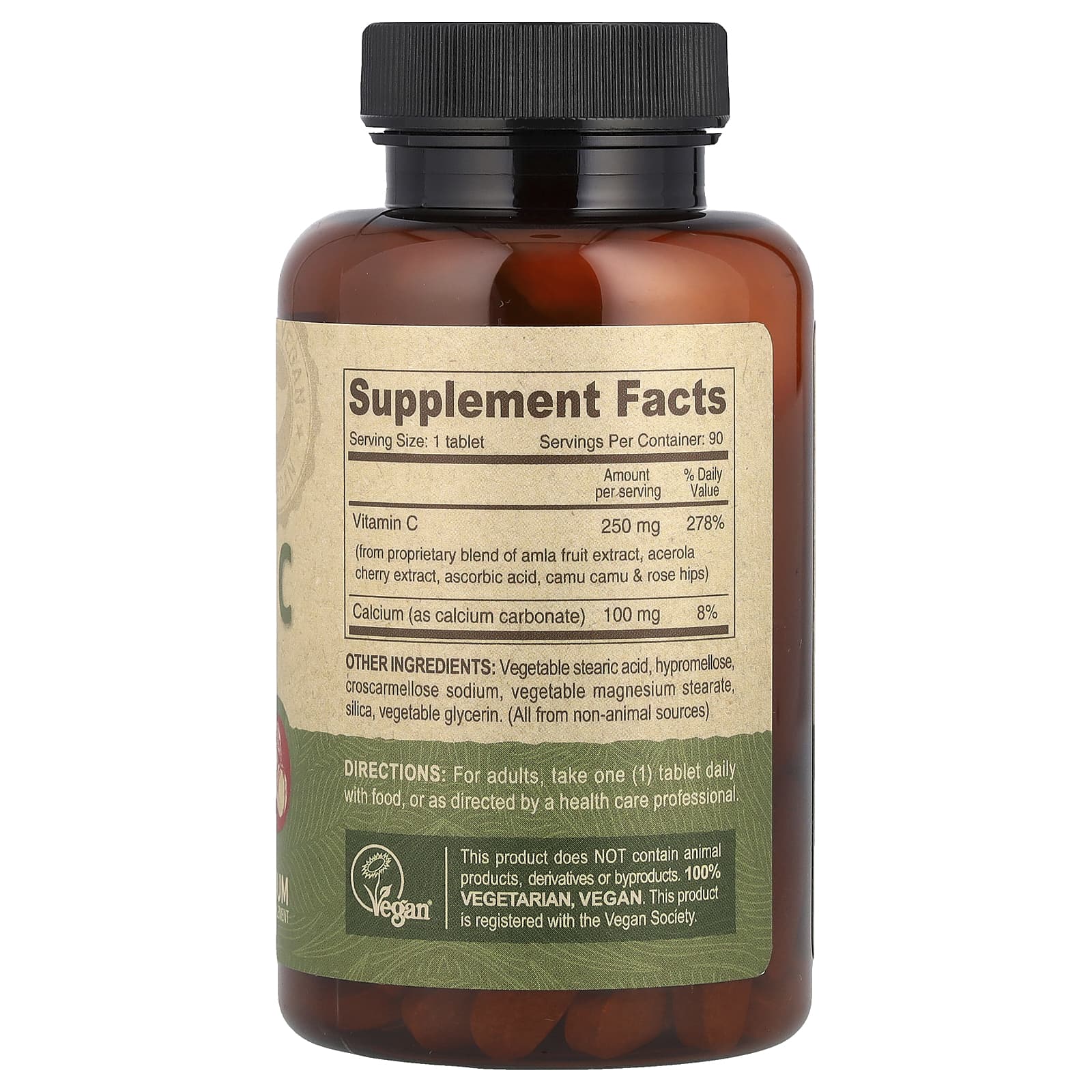 Deva Vegan Vitamin C Supplement | 90 Tablets | Non-GMO - Image 2
