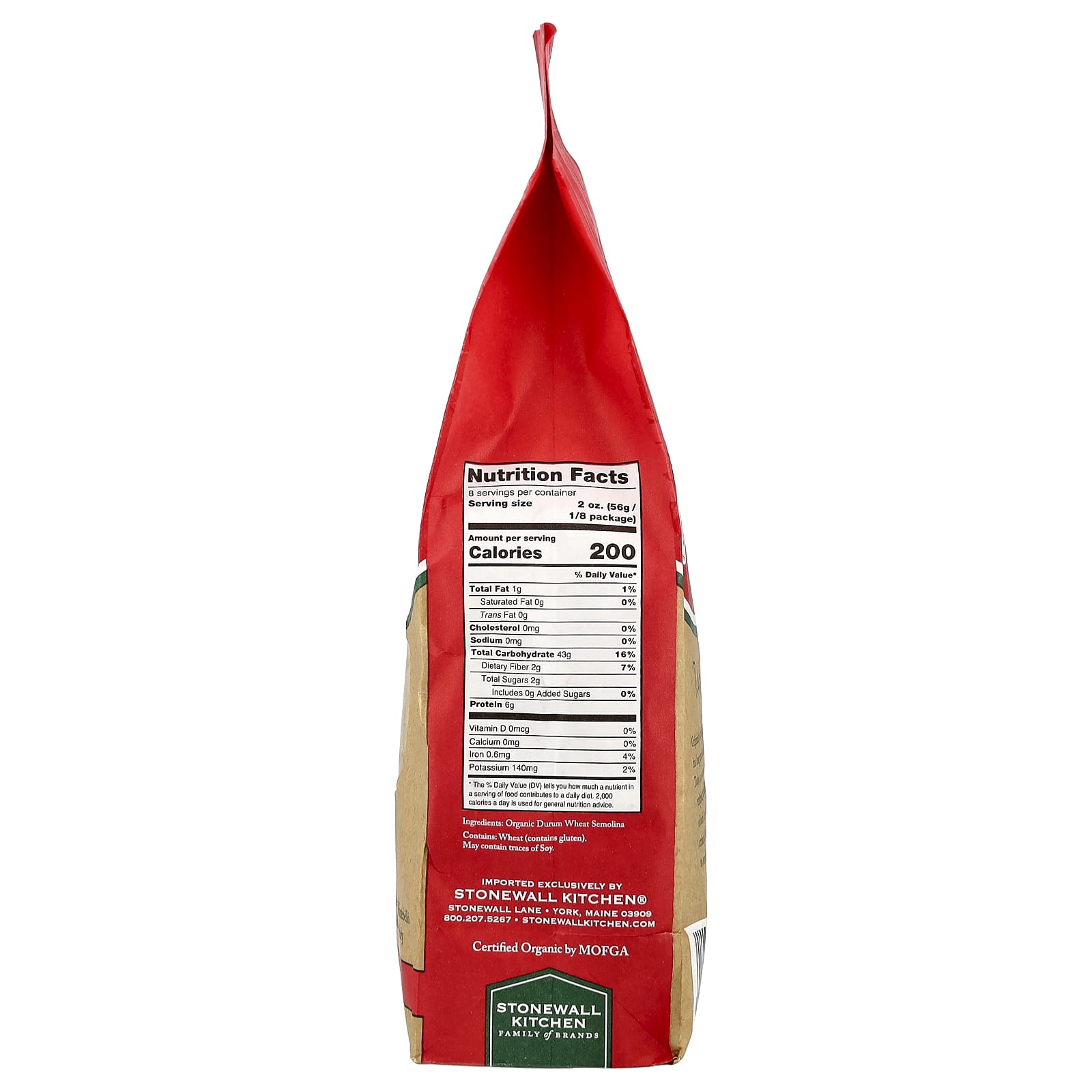 Montebello, Organic Strozzapreti, 16 oz (454 g) - Image 2