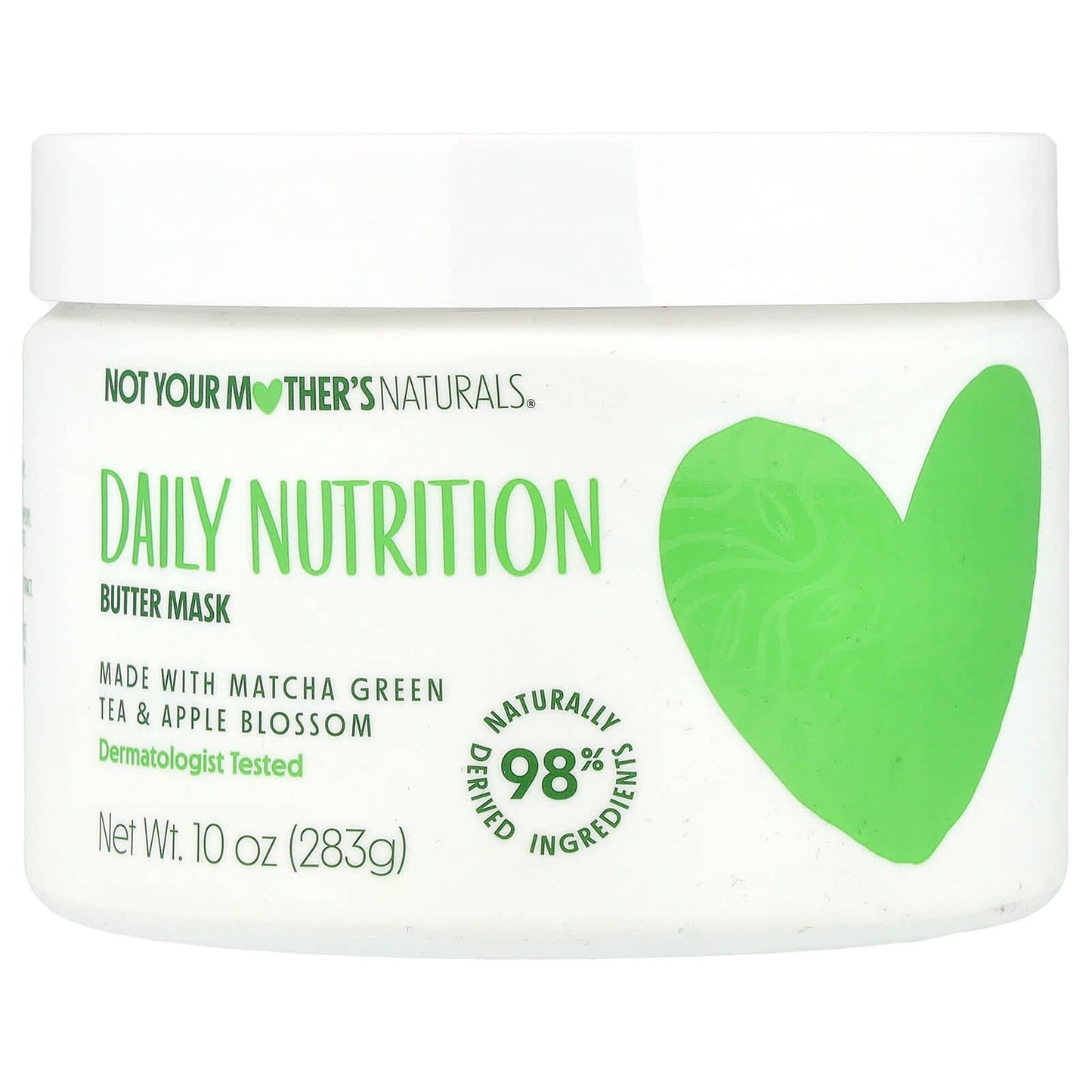 Not Your Mother's, Daily Nutrition Butter Mask, Matcha Green Tea & Apple Blossom, 10 oz (283 g) - Image 1