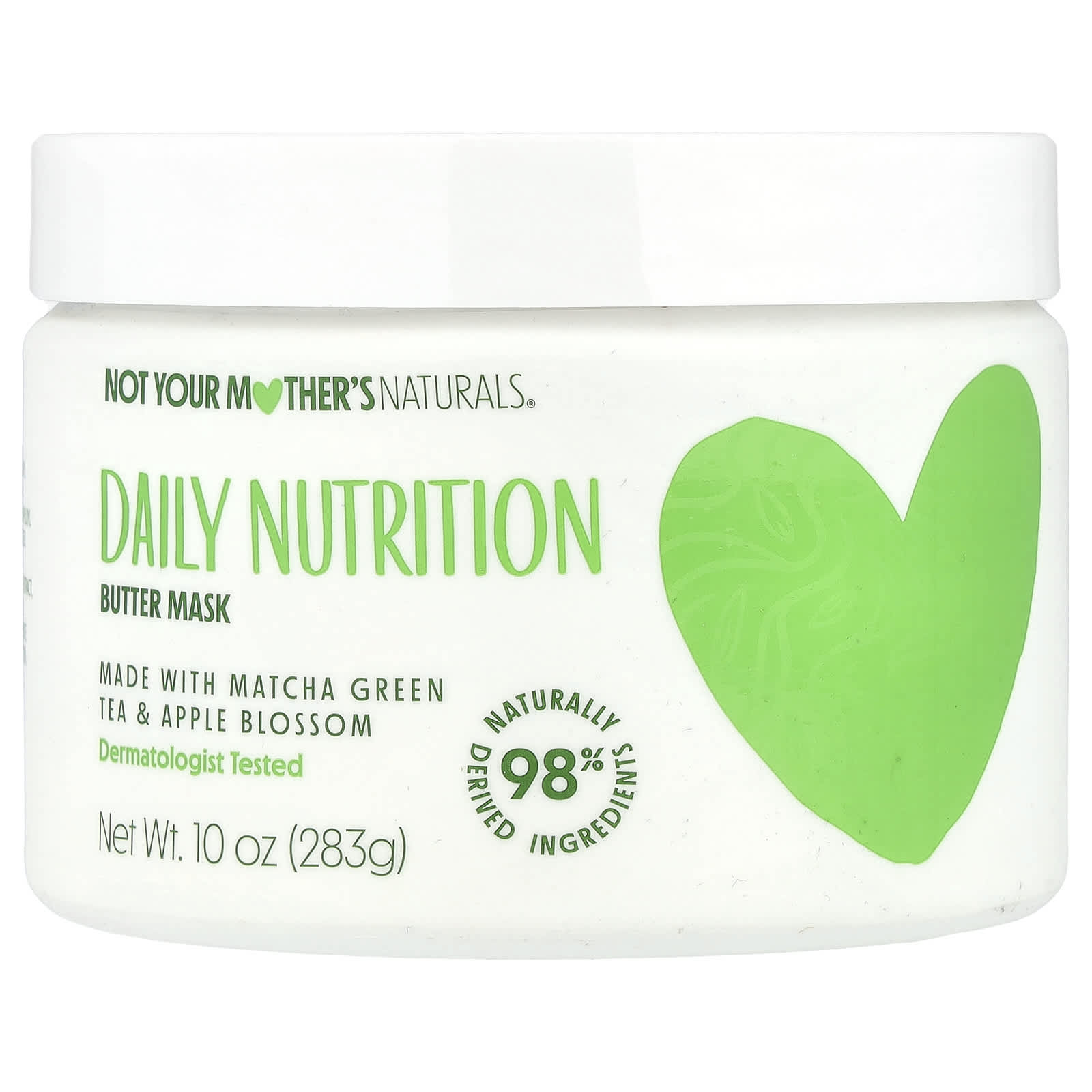 Not Your Mother's, Daily Nutrition Butter Mask, Matcha Green Tea & Apple Blossom, 10 oz (283 g) - Image 1