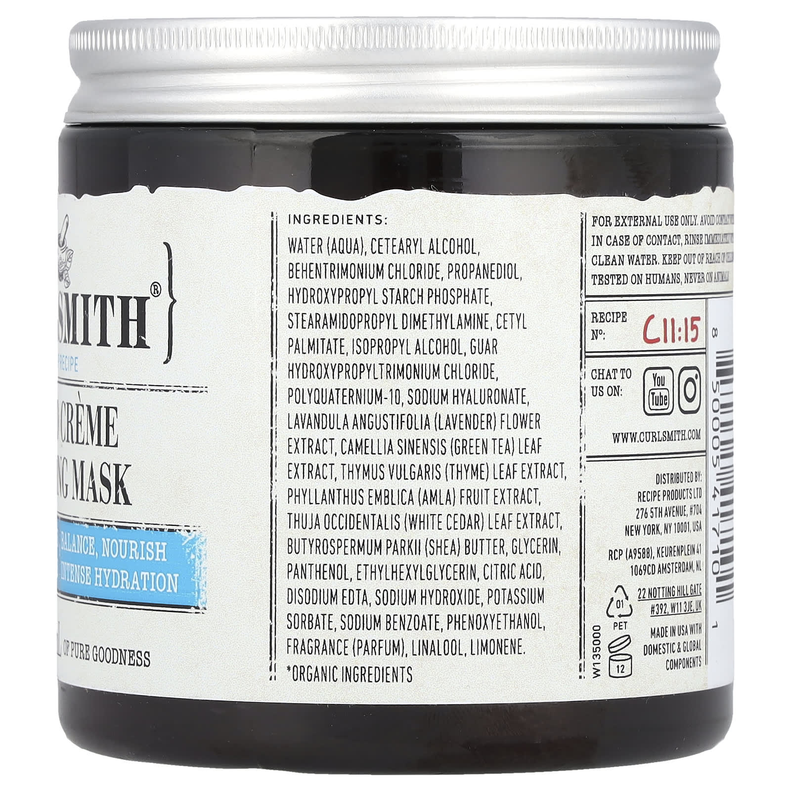 Hydro Creme Soothing Mask for Dry, Tired Hair - Cruelty-Free, Vegan - Image 2