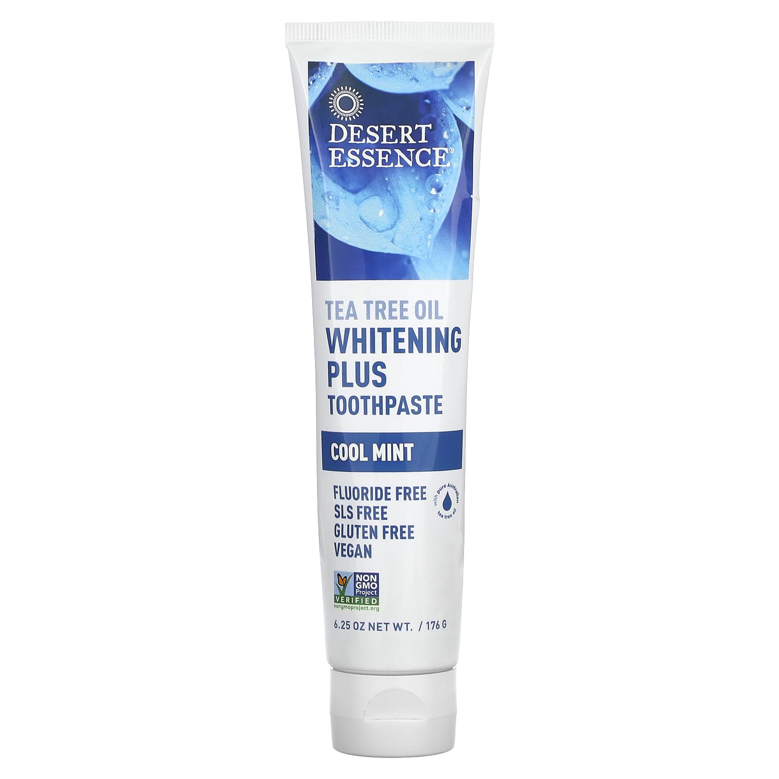 Tea Tree Oil Whitening Plus Toothpaste by Desert Essence - Image 1