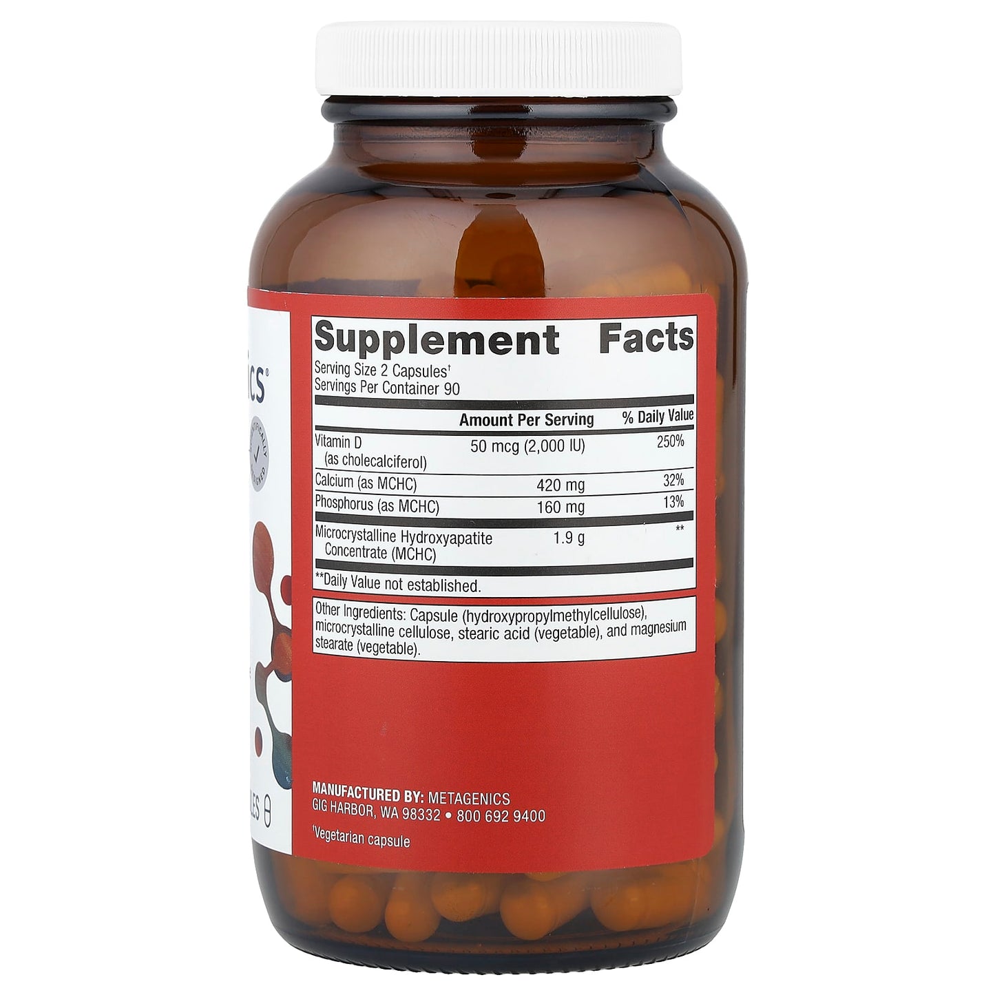 Metagenics, Bone Builder® Plus, 180 Capsules - Image 2