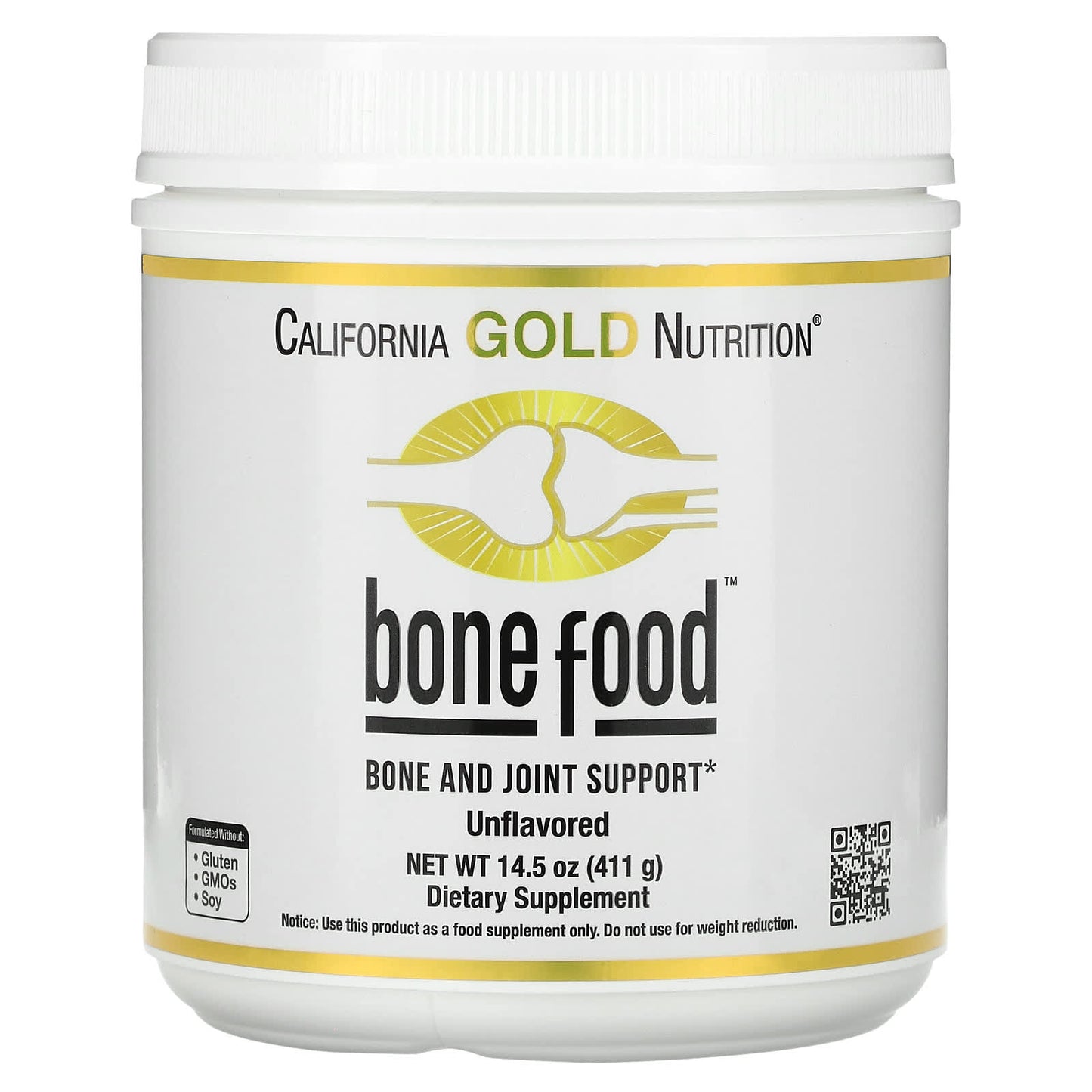 California Gold Nutrition Bone Food with Collagen Peptides & Vitamins - Image 1