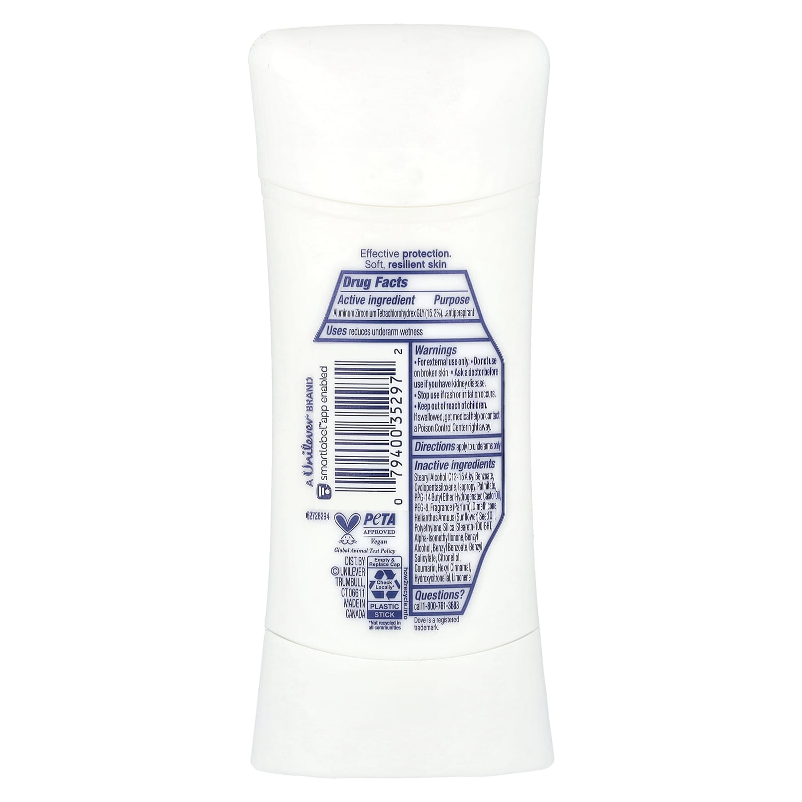 Dove Advanced Care Anti-Perspirant Deodorant, 2.6 oz, 72HR Protection - Image 2