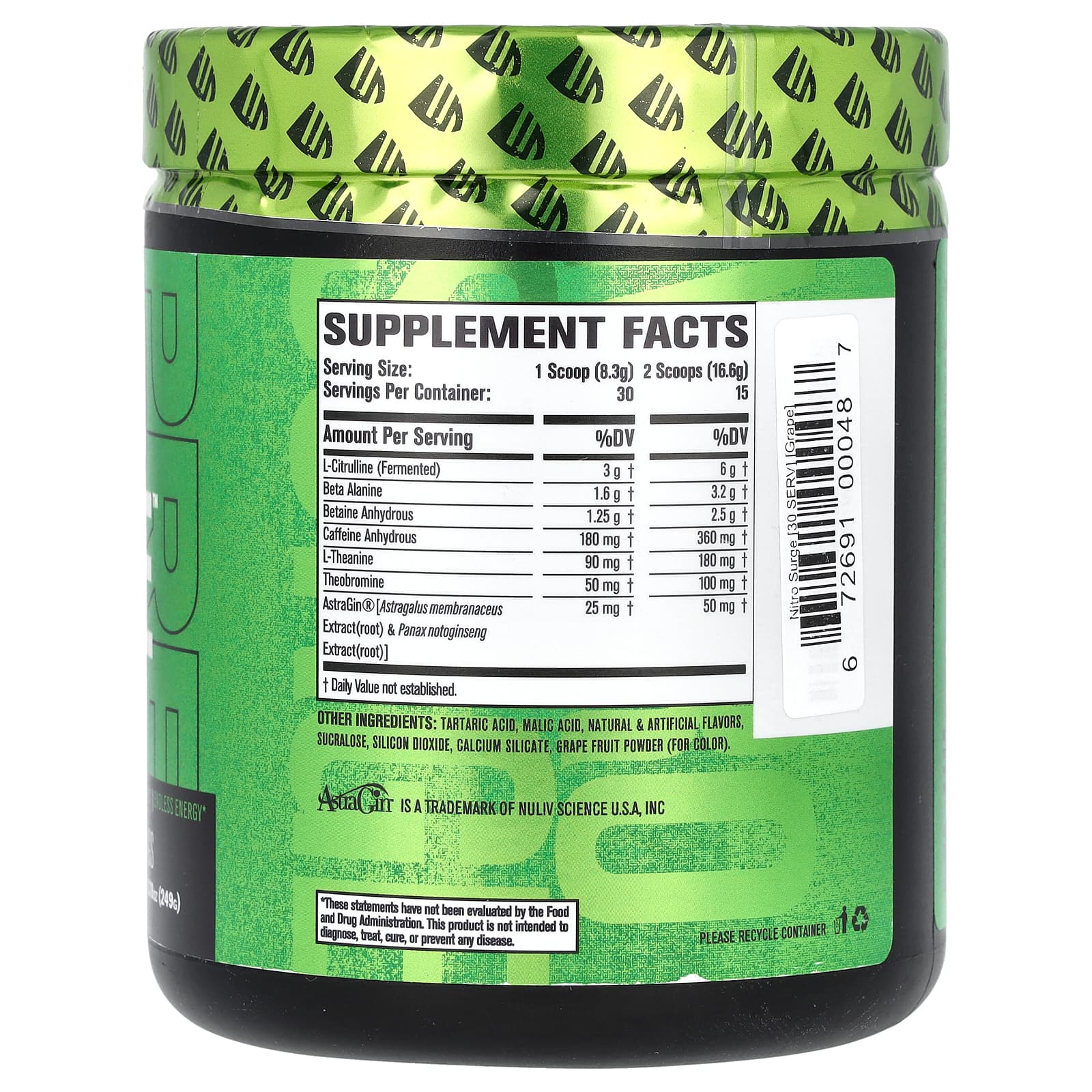 Boost Performance with Nitro Surge Pre-Workout by Jacked Factory - Image 2