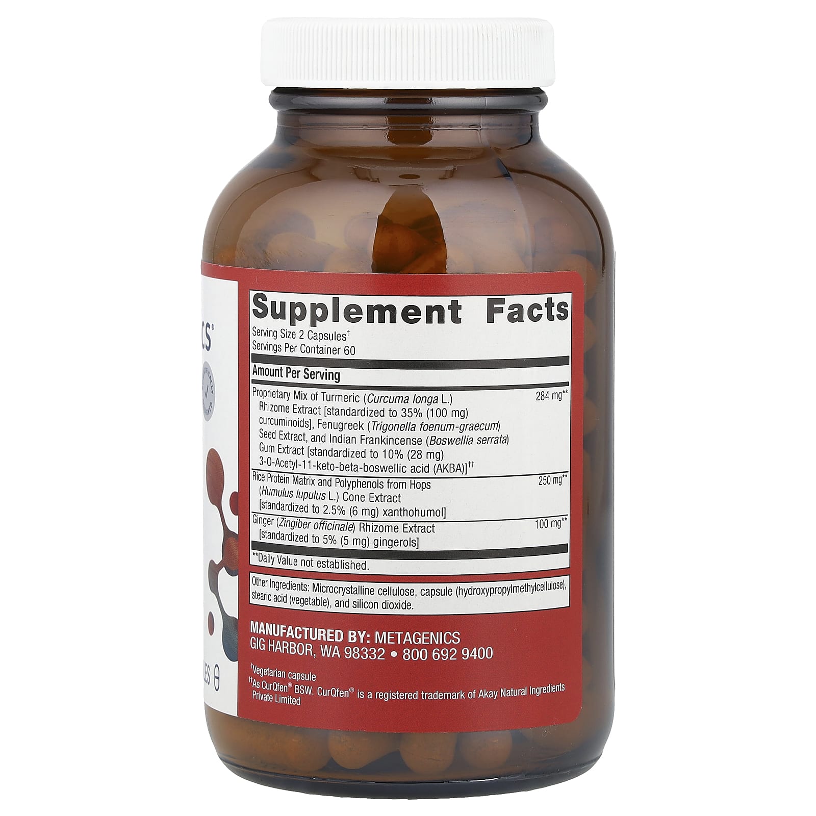 Metagenics, Inflavonoid Intensive Care®, 120 Capsules - Image 2