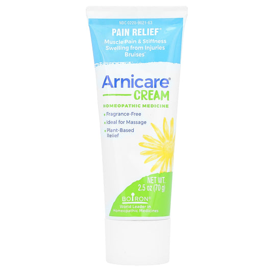 Arnica Pain Relief Cream by Boiron, Fragrance Free, 2.5 oz - Image 1