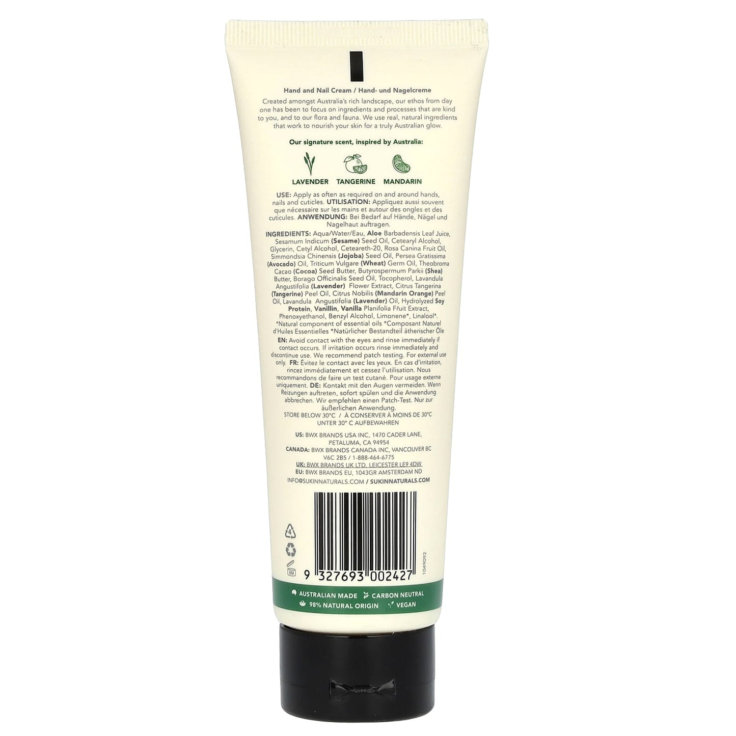 Sukin, Signature, Hand and Nail Cream, 4.23 fl oz (125 ml) - Image 2