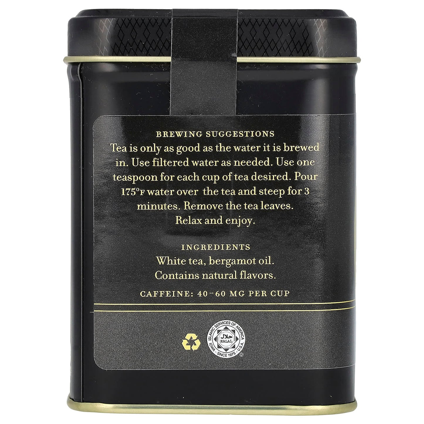 Harney & Sons White Winter Early Grey White Tea 2 oz (56g) - Image 2