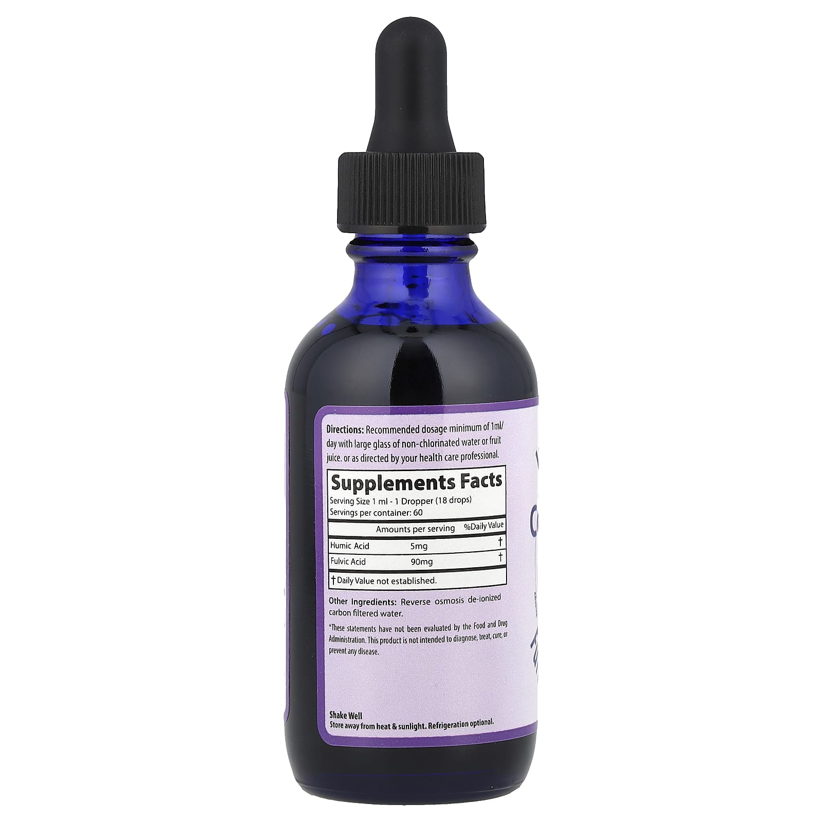 Morningstar Minerals, Inner Vitality, Concentrate, Fulvic/Humic Minerals, 2 fl oz - Image 2