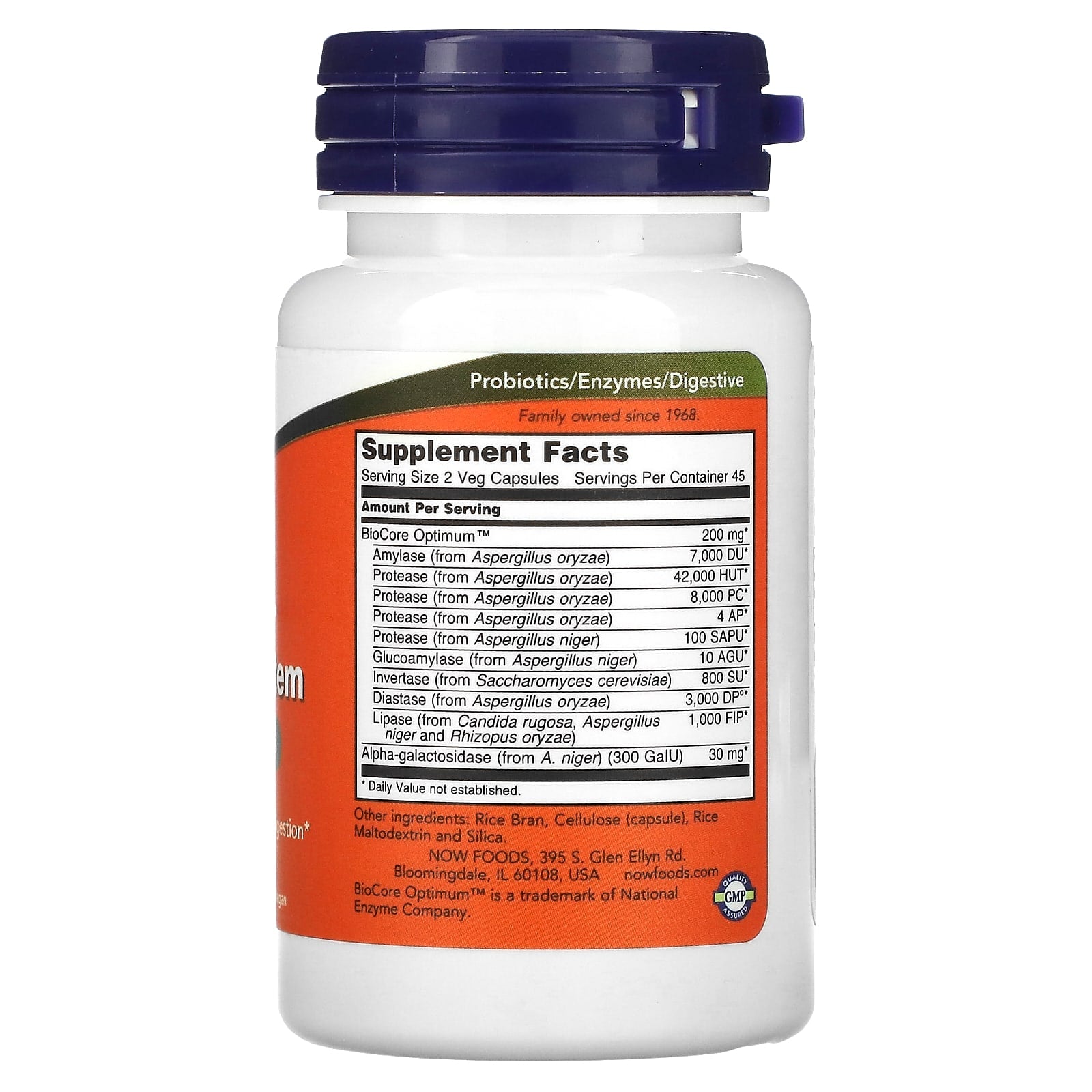 NOW Foods, Optimal Digestive System, 90 Veg Capsules - Image 2