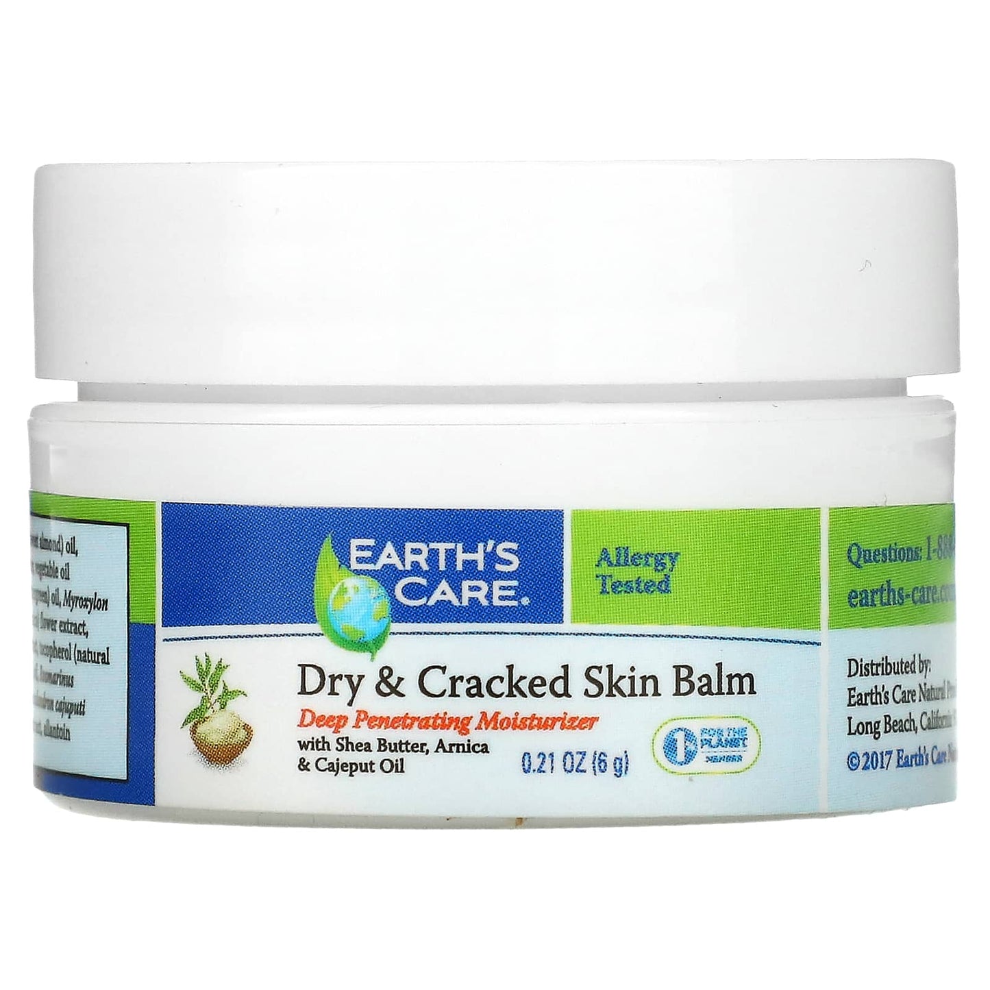 Dry & Cracked Skin Balm by Earth's Care - Soothing Moisturizer for Chapped Skin - Image 1