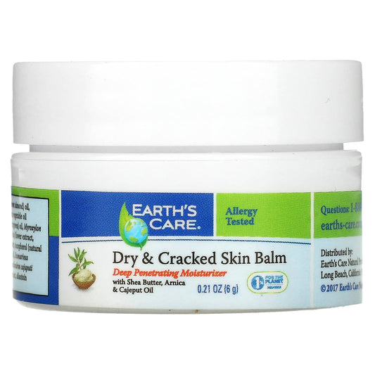 Dry & Cracked Skin Balm by Earth's Care - Soothing Moisturizer for Chapped Skin - Image 1