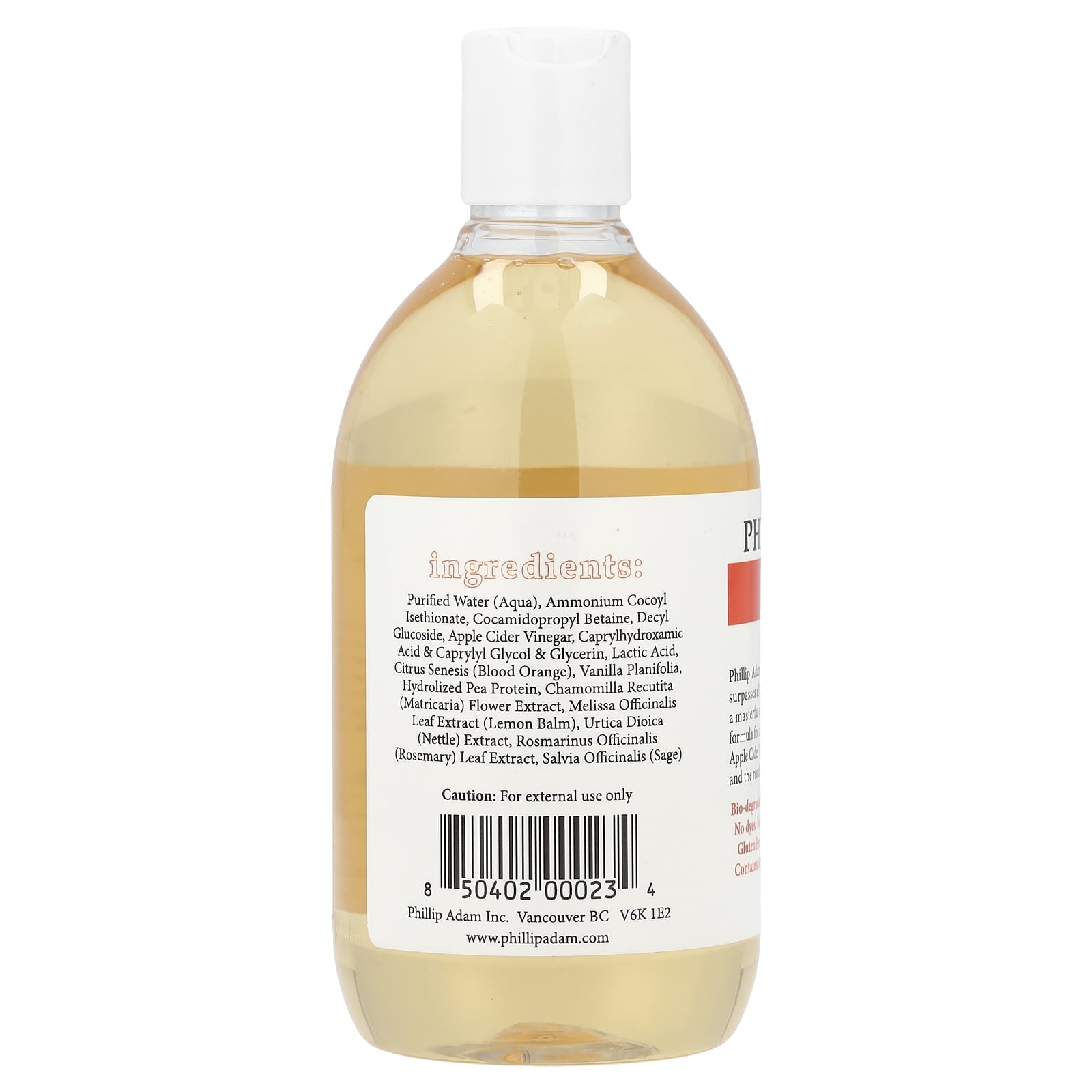 Phillip Adam, Shampoo, Orange Vanilla, 12 fl oz (355 ml) - Image 2