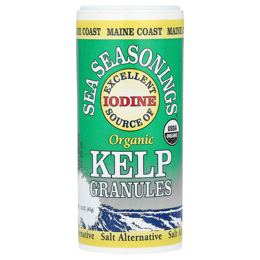 Maine Coast Sea Vegetables, Organic, Sea Seasonings®, Kelp Granules, 1.5 oz (43 g) - Image 1