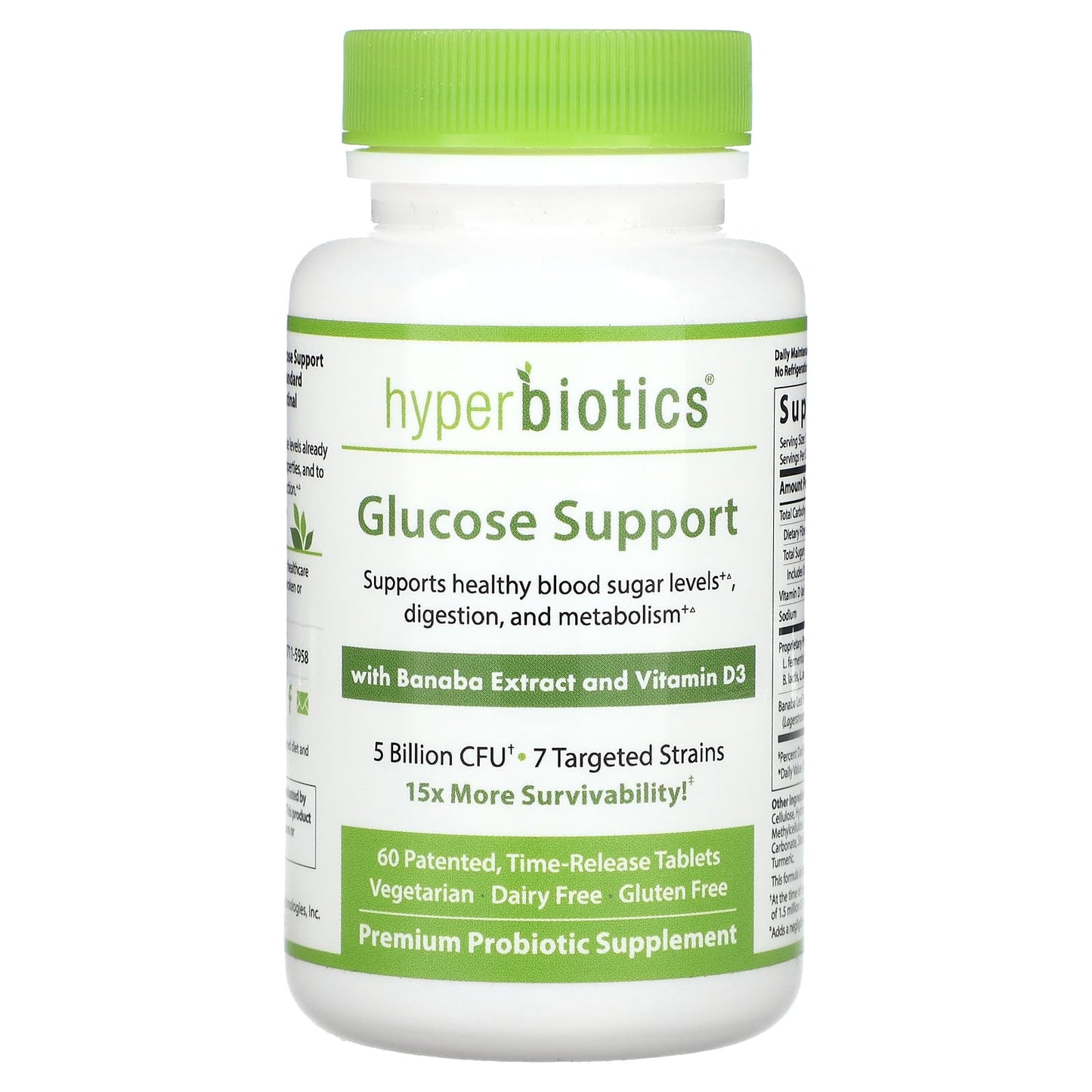Banaba Extract & Vitamin D3 Probiotics for Healthy Blood Sugar - Image 1
