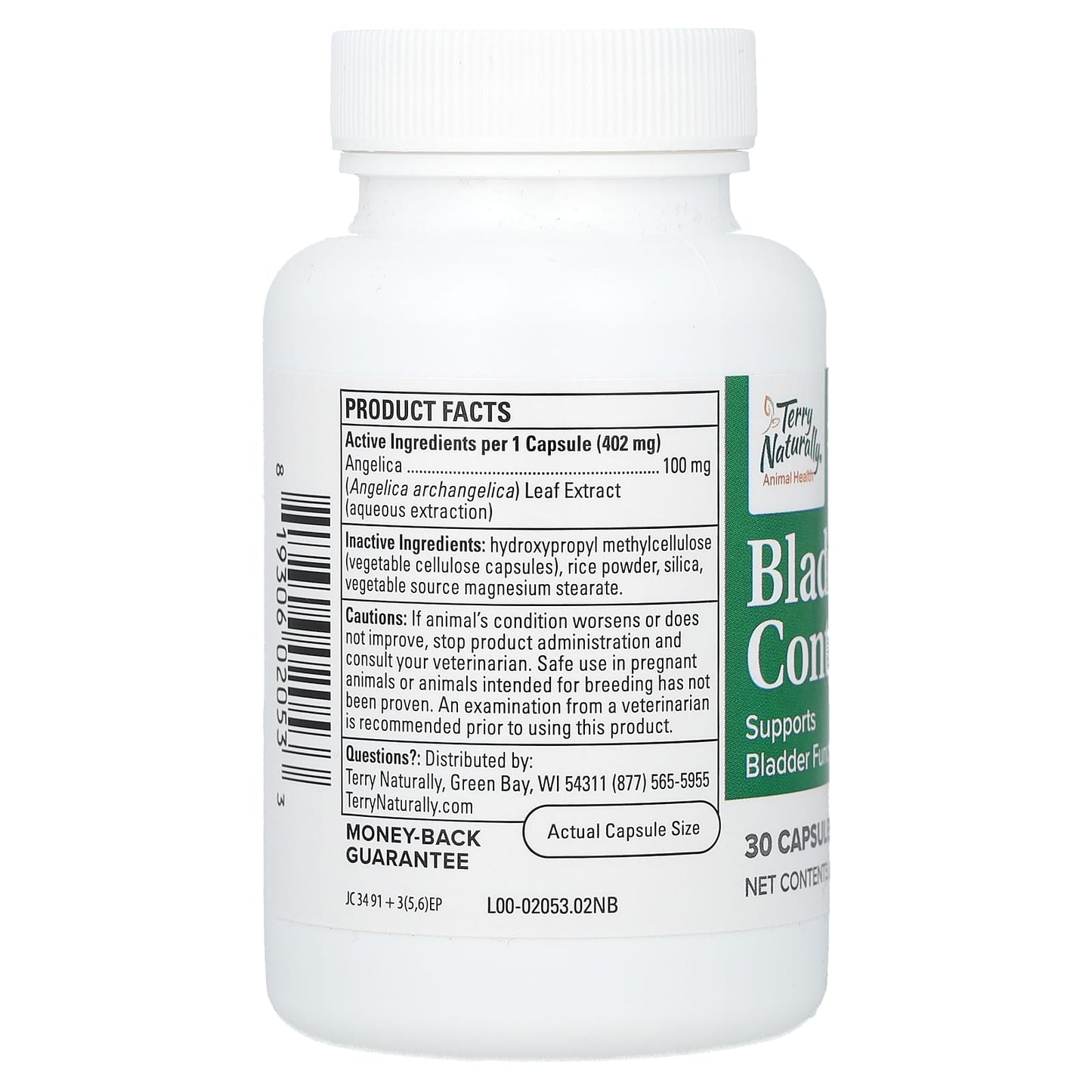Terry Naturally, Animal Health, Bladder Control, 30 Capsules - Image 2