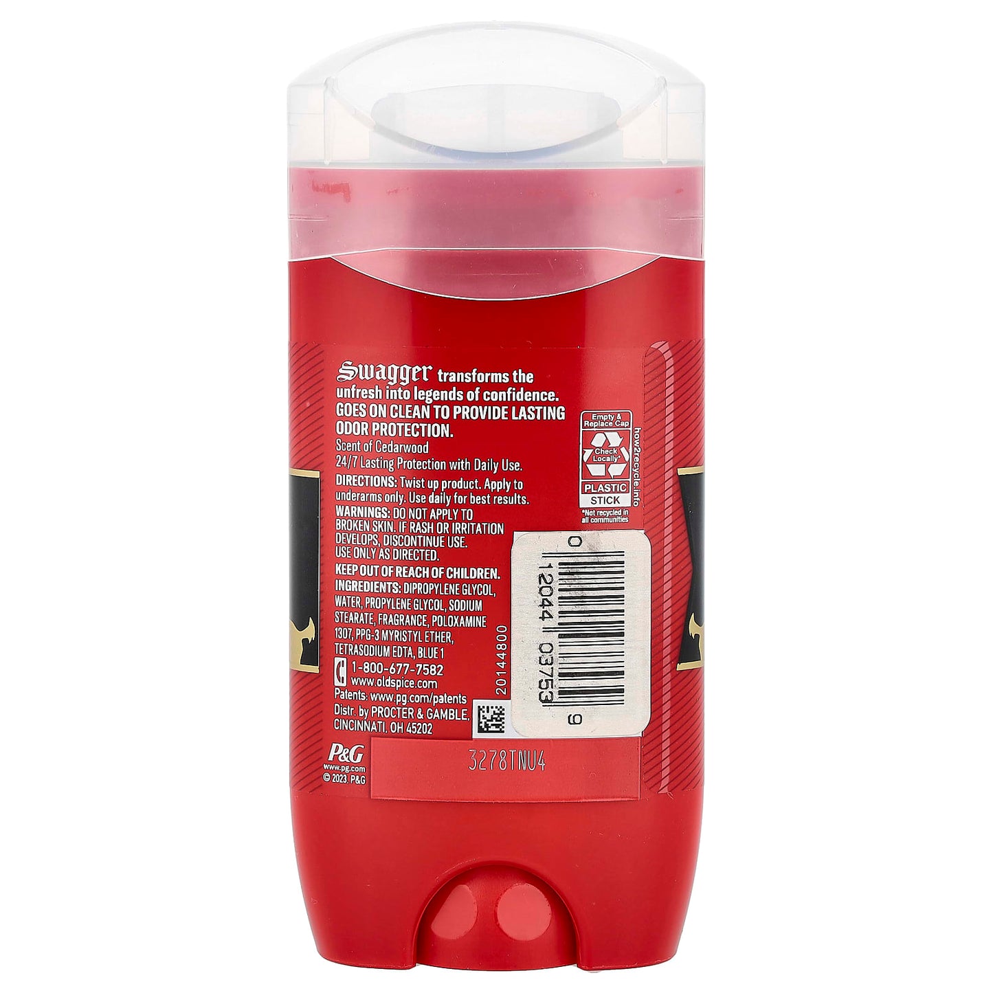Old Spice, Swagger Deodorant, Cedarwood, 3 oz (85 g) - Image 2