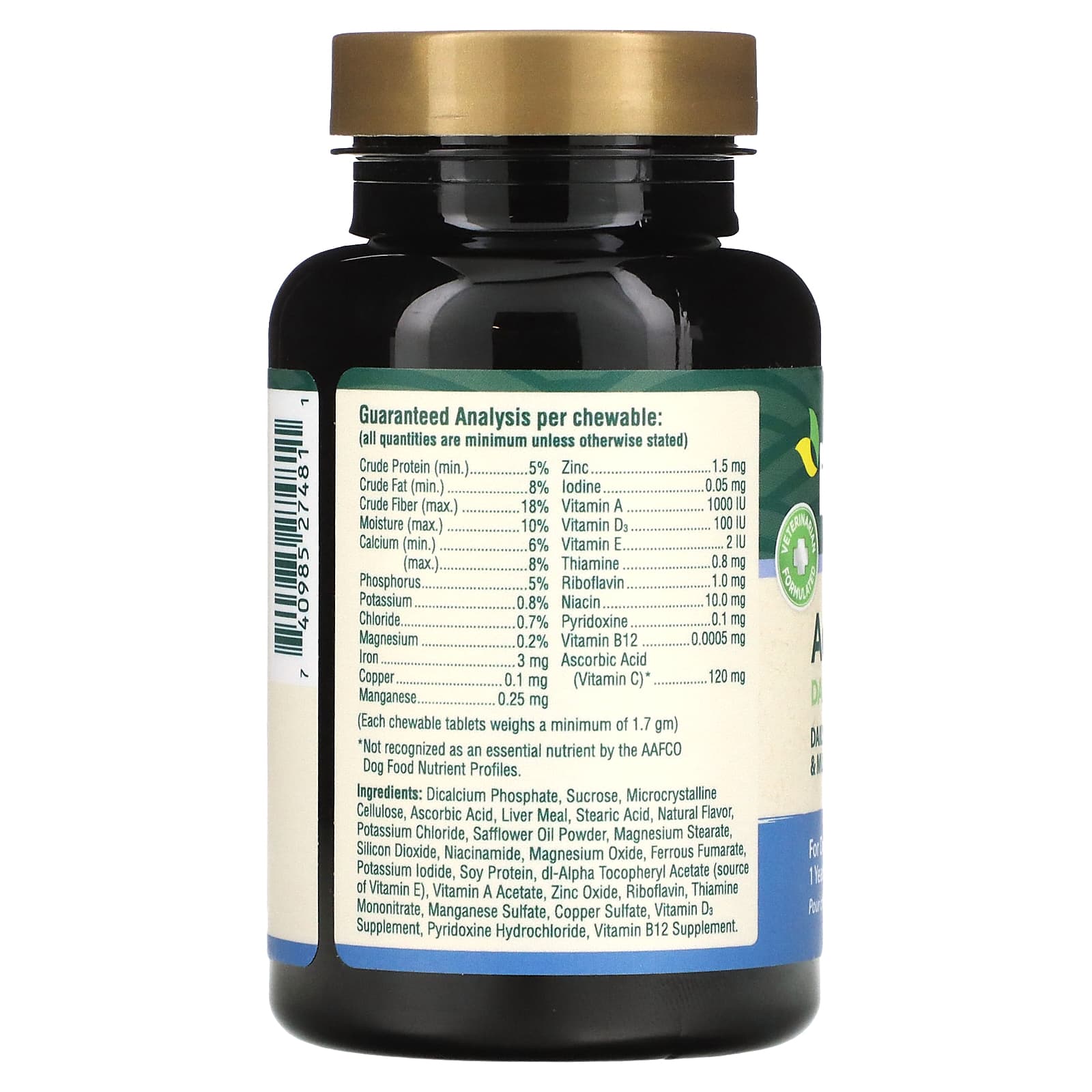 petnc NATURAL CARE, Adult Multi Daily Formula, Liver, 75 Chewables - Image 2