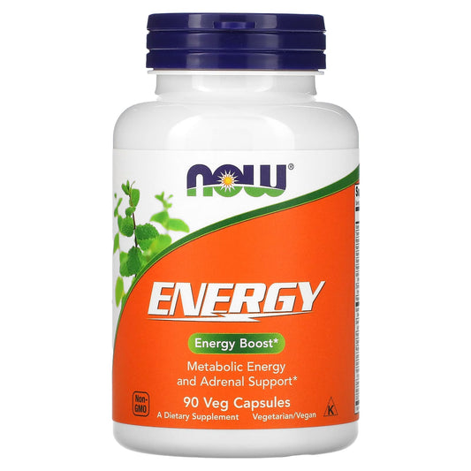 NOW Foods, Energy, 90 Veg Capsules - Image 1