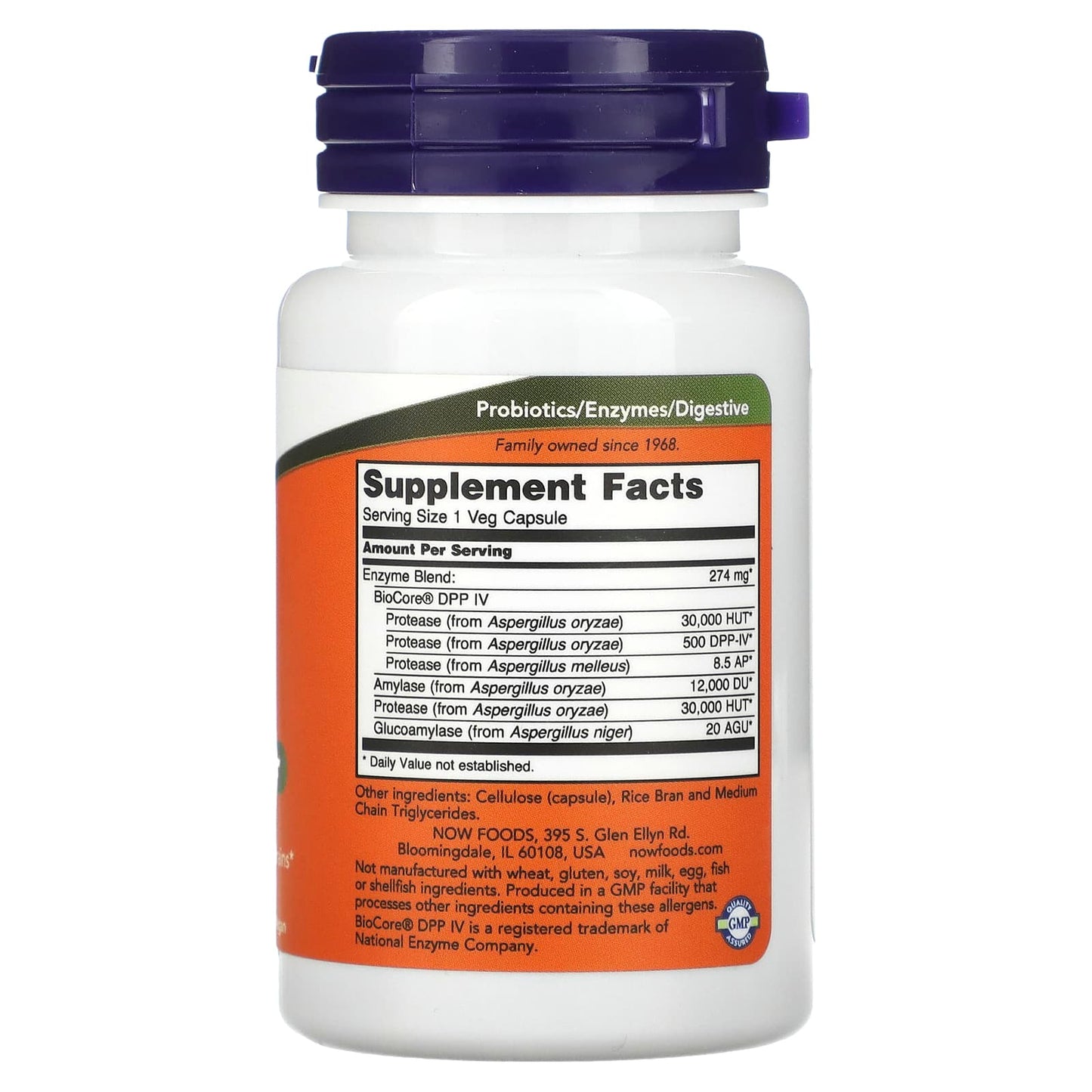 NOW Foods, Gluten Digest, 60 Veg Capsules - Image 2
