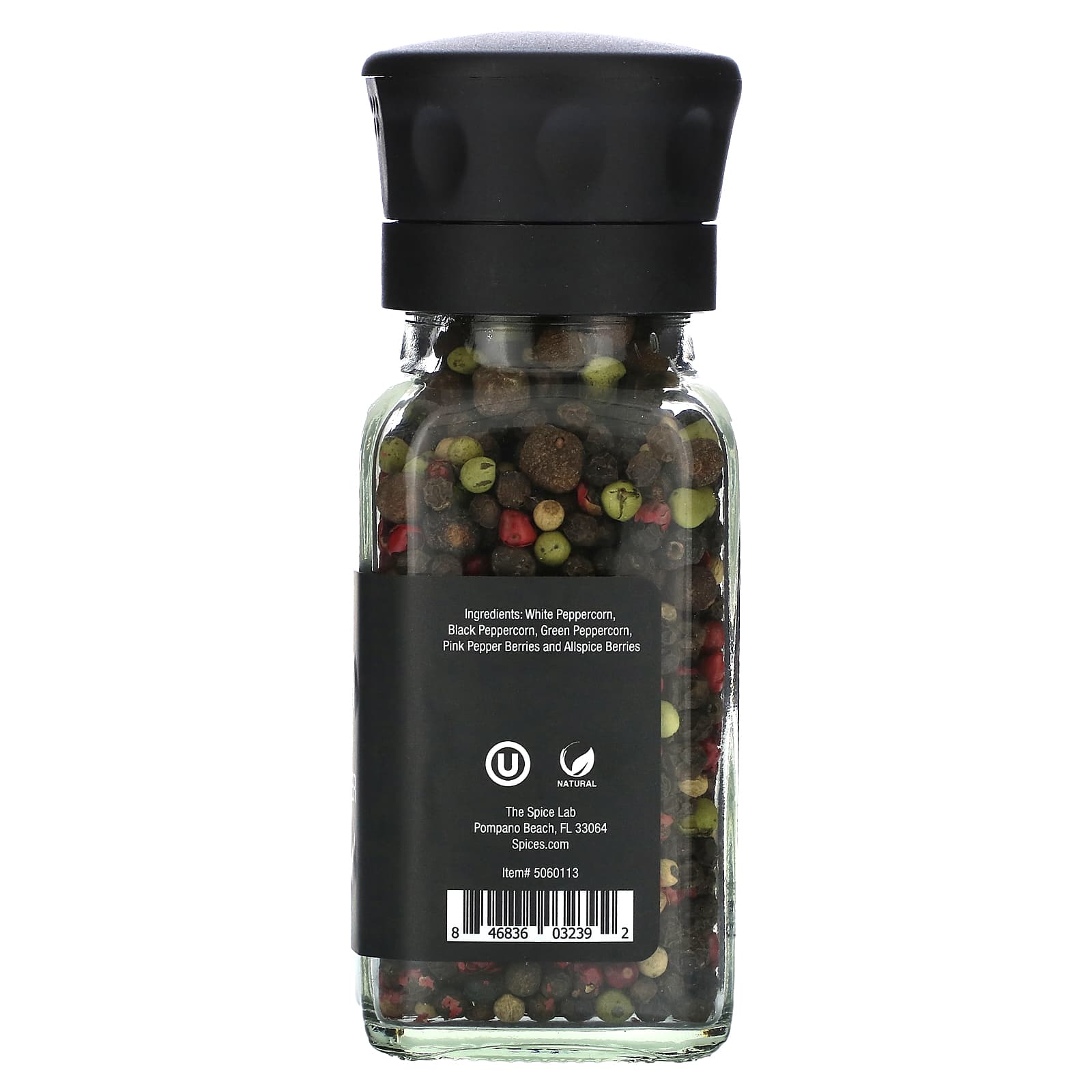 The Spice Lab, Premium Kings Pepper Blend, Grinder, 2.6 oz (73 g) - Image 2
