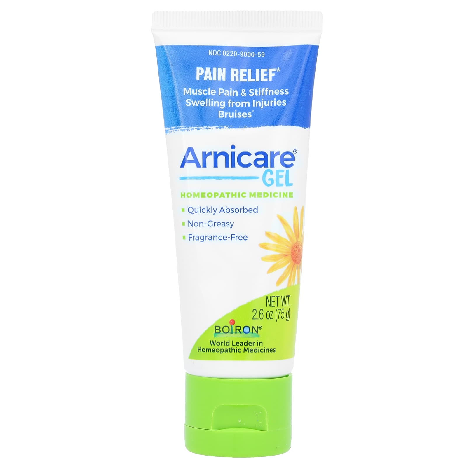 Arnica Pain Relief Gel by Boiron, Fragrance Free, 2.6 oz - Image 1