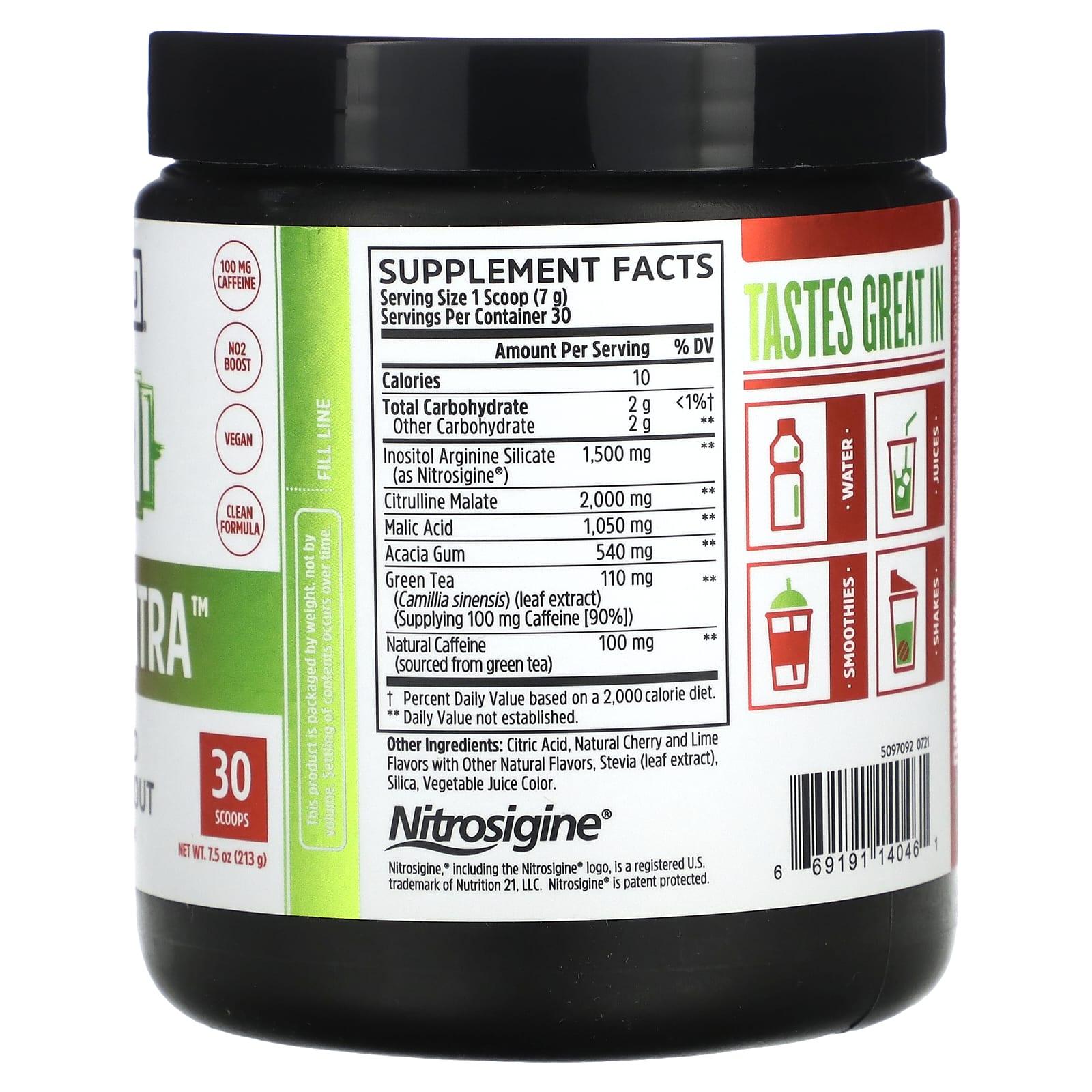 Zhou Nutrition, Lite Up Xtra, Boosted Pre-Workout, Cherry Limeade, 7.5 oz (213 g) - Image 2