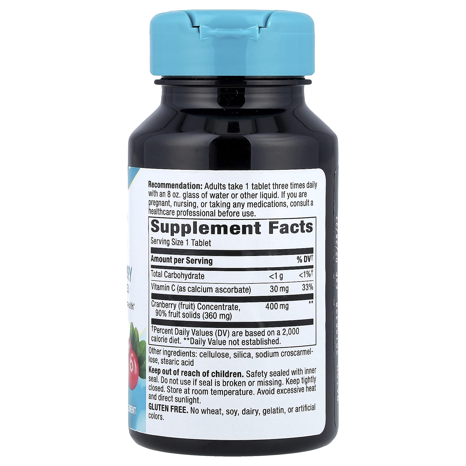 Nature's Way, Cranberry Premium Blend, 60 Tablets - Image 2