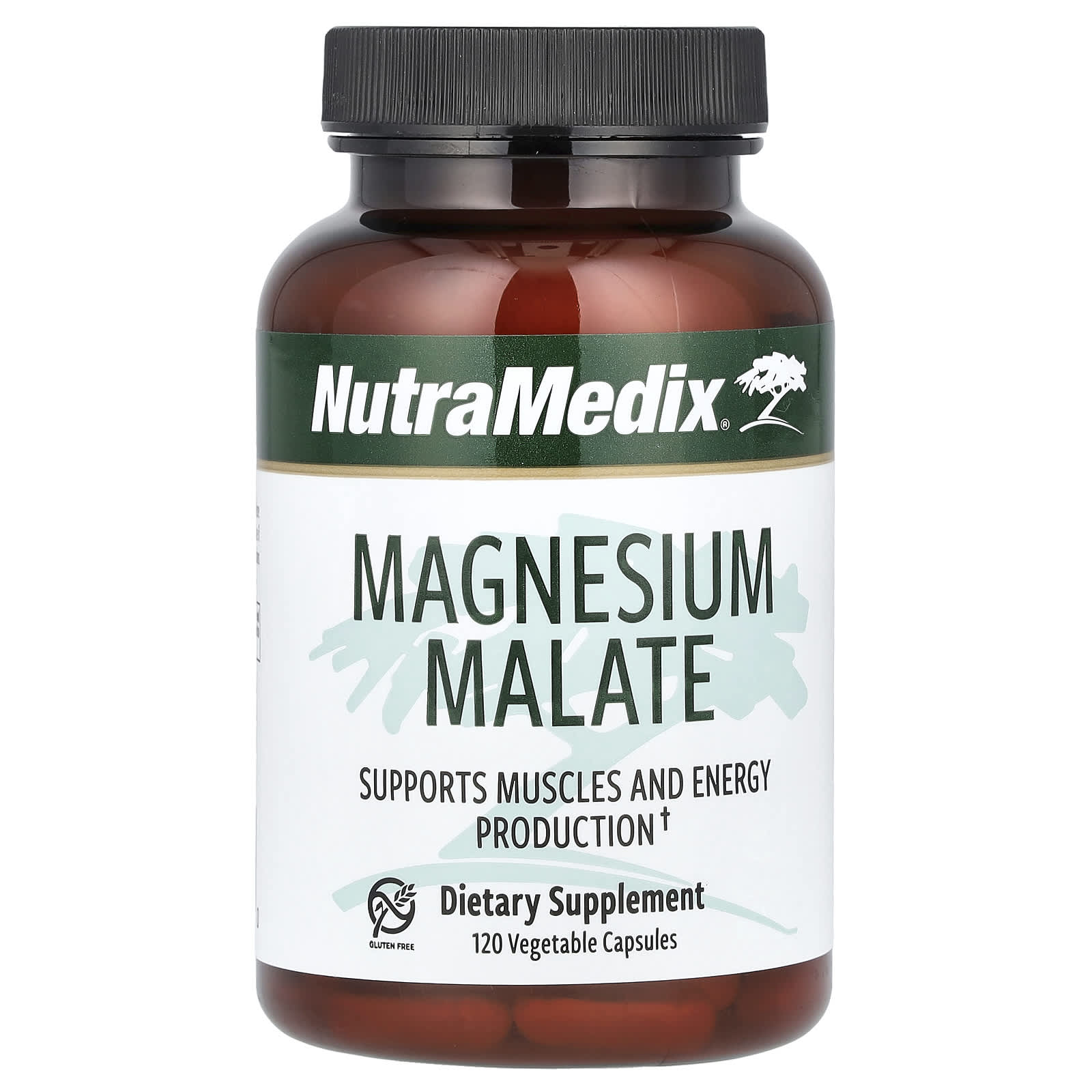 NutraMedix, Magnesium Malate, 120 Vegetable Capsules (100 mg per Capsule) - Image 1