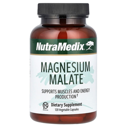 NutraMedix, Magnesium Malate, 120 Vegetable Capsules (100 mg per Capsule) - Image 1
