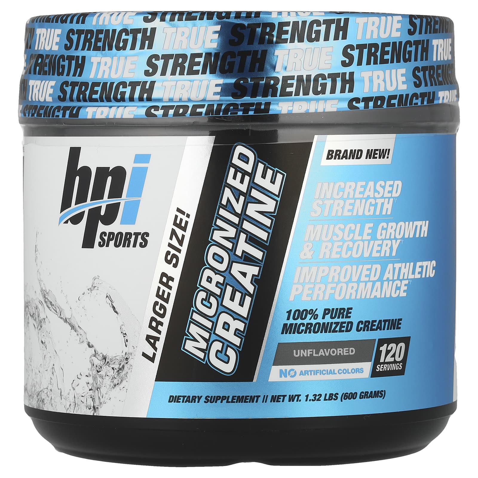 <strong>BPI Sports Micronized Creatine Unflavored 1.32 lbs (600 g)</strong> | Boost Strength & Endurance - Image 1