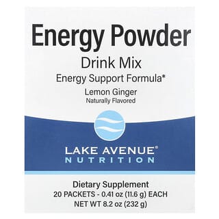 Boost Energy & Endurance with Natural Lemon Ginger Flavor