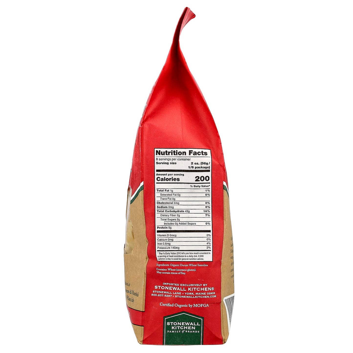 Montebello, Organic Farfalle, 16 oz (454 g) - Image 2