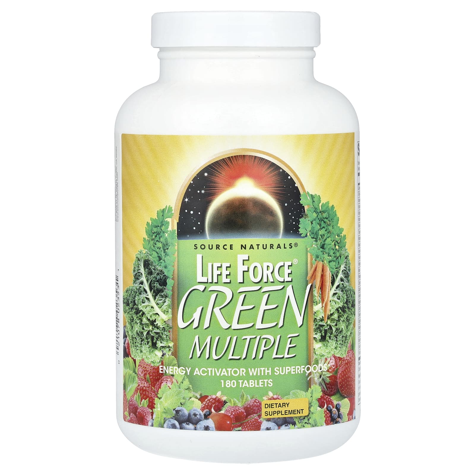 Source Naturals, Life Force®, Green Multiple, 180 Tablets - Image 1