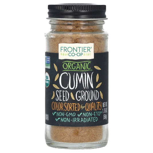 Frontier Co-op Organic Ground Cumin 1.76 oz USDA Certified - Image 1