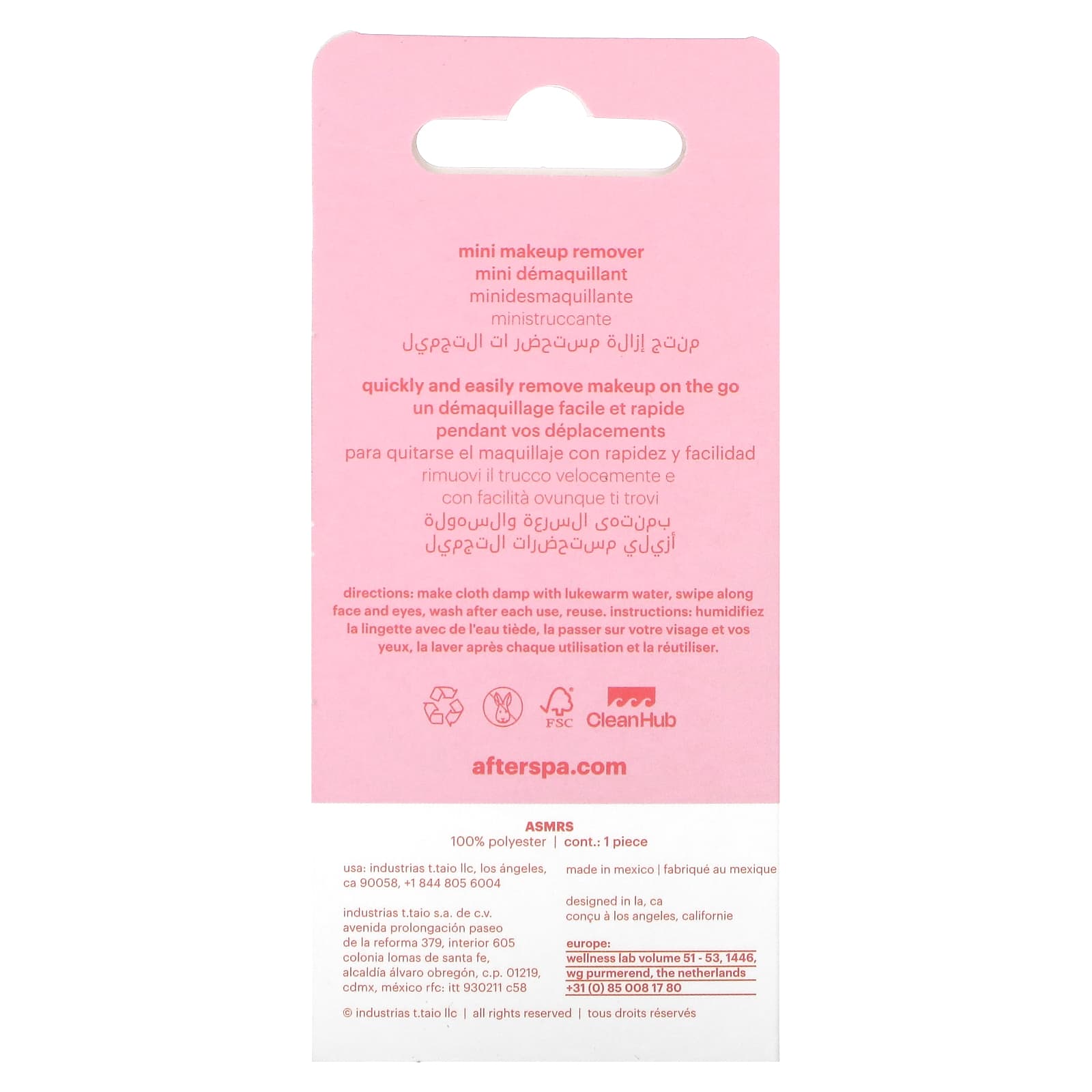 Effective Makeup Remover Pads by AfterSpa - Cruelty Free & Reusable - Image 2