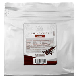 Sugar-Free Keto Milk Chocolate Chips by ChocZero 20oz
