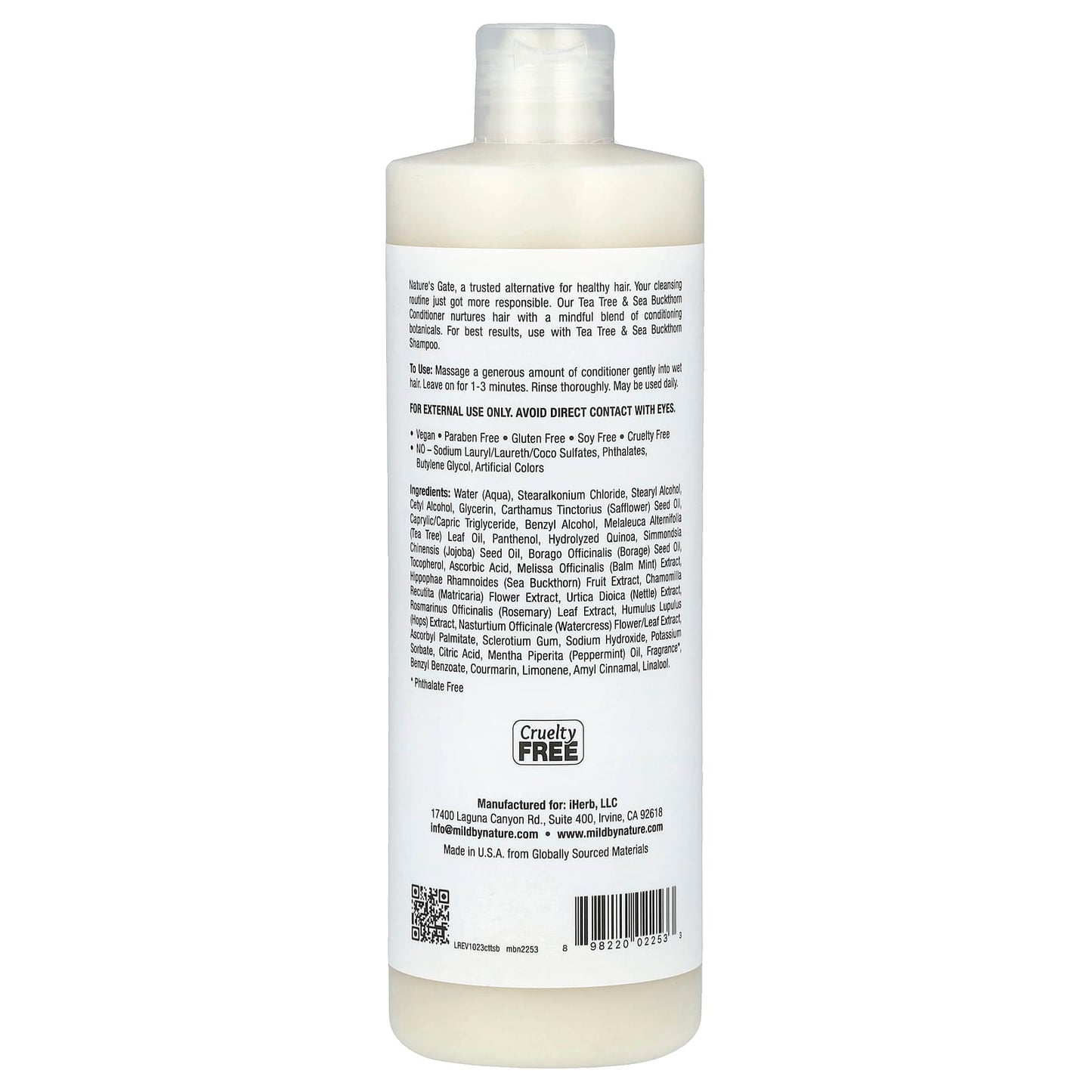 Nature's Gate Tea Tree & Sea Buckthorn Conditioner for Oily Hair - Image 2