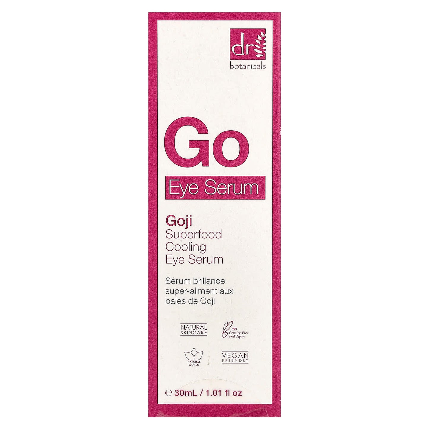 Goji Superfood Cooling Eye Serum for Dark Circles & Puffy Eyes - 1.01 fl oz | Dr. Botanicals - Image 2