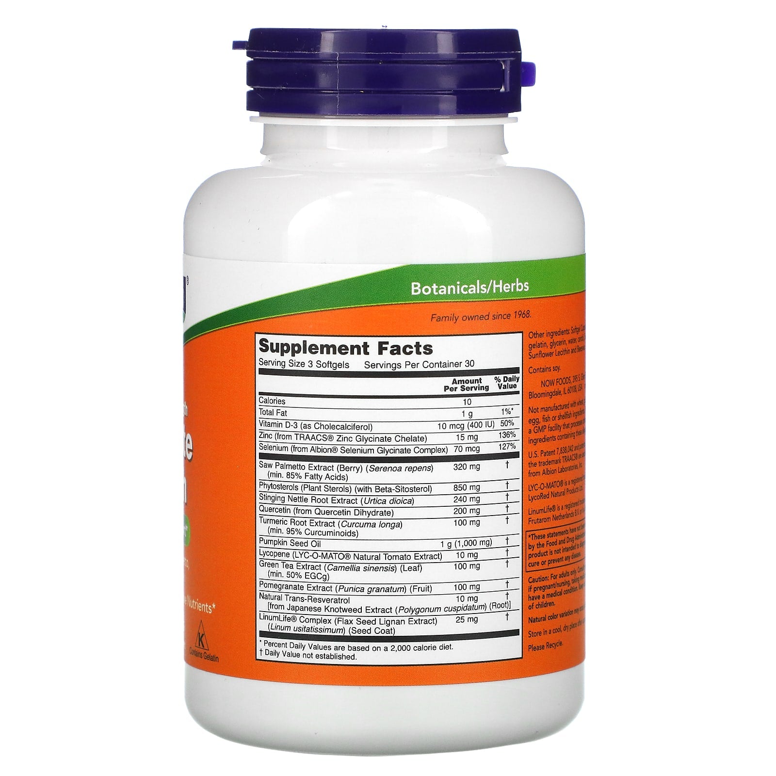 NOW Foods, Clinical Strength Prostate Health, 90 Softgels - Image 2