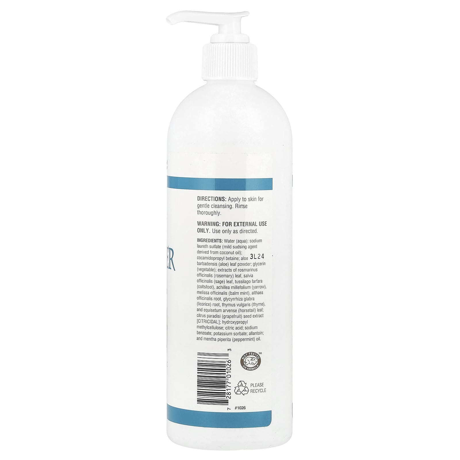 NutriBiotic, Skin Cleanser, Non-Soap, Original, Fragrance Free , 16 fl oz (473 ml) - Image 2