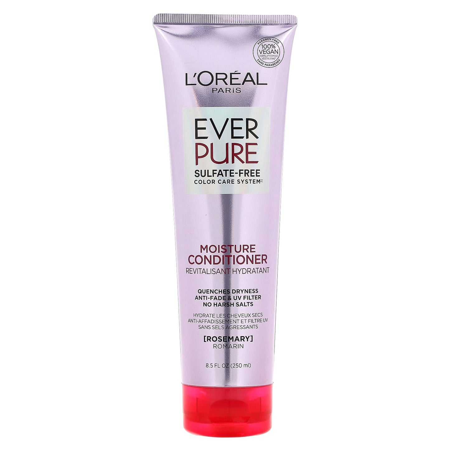 L'Oréal, Ever Pure, Moisture Conditioner with Rosemary, 8.5 fl oz (250 ml) - Image 1