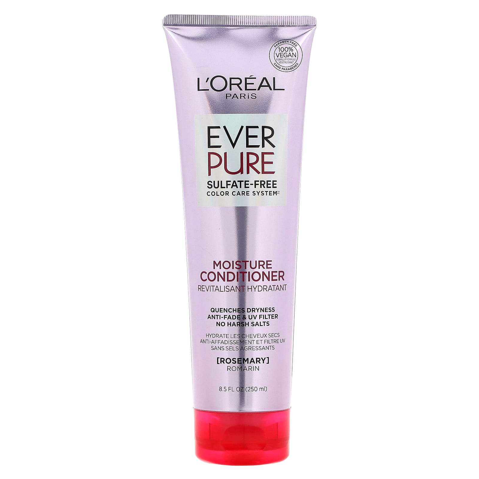 L'Oréal, Ever Pure, Moisture Conditioner with Rosemary, 8.5 fl oz (250 ml) - Image 1