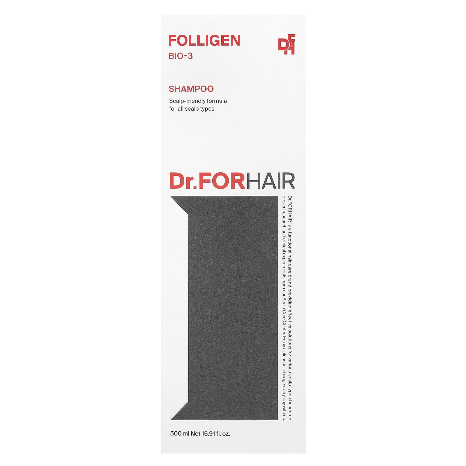 Dr.ForHair Folligen Shampoo for Thinning Hair 16.91 fl oz - Image 2