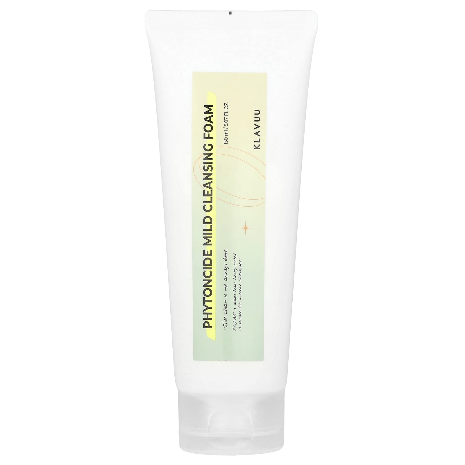 KLAVUU, Phytoncide Mild Cleansing Foam, 5.07 fl oz (150 ml) - Image 1