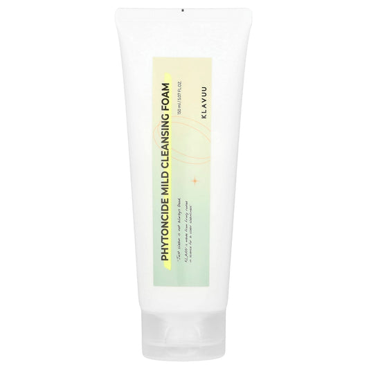 KLAVUU, Phytoncide Mild Cleansing Foam, 5.07 fl oz (150 ml) - Image 1